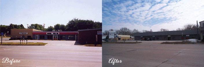 Before & After Commercial Building