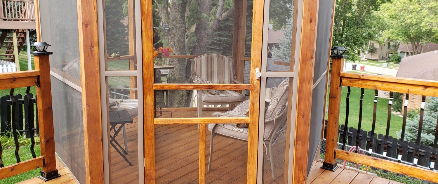 Screened in Gazebo