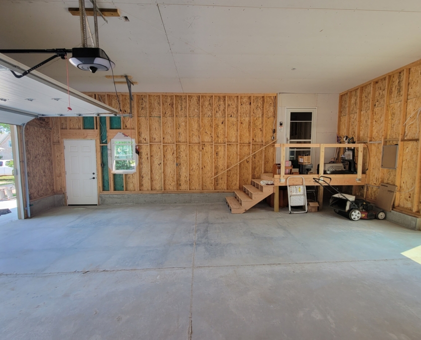 Inside Garage done!